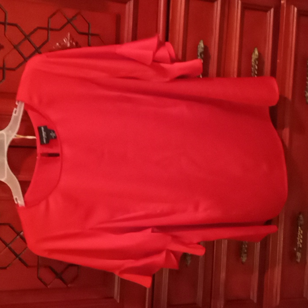 Red blouse